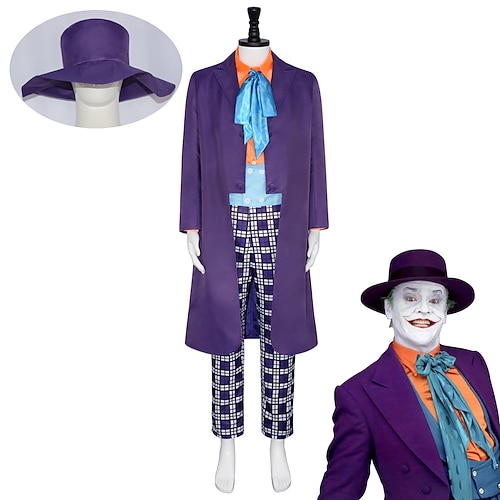Buchwoche 2026 Schneekönigin Joker Clown Jack Napier Cosplay Kostüm Outfits Herren Erwachsene Karneval Party Image