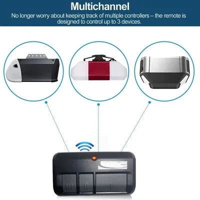 893Max Remote Control For Garage Door Opener Compatible With 390Mhz Billion Code Remote Security 2.0