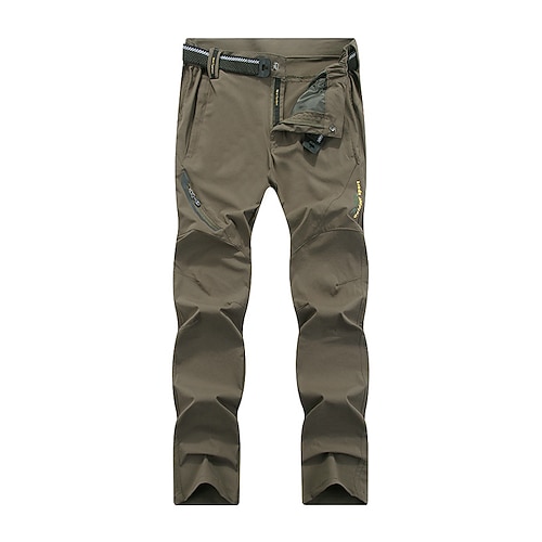 Per uomo Pantaloni da escursionismo Estate Esterno Calore Termico Asciugatura Rapida Leggero Traspirante Pantaloni Nero Kaki Pesca Arrampicata Spiaggia S M L XL XXL