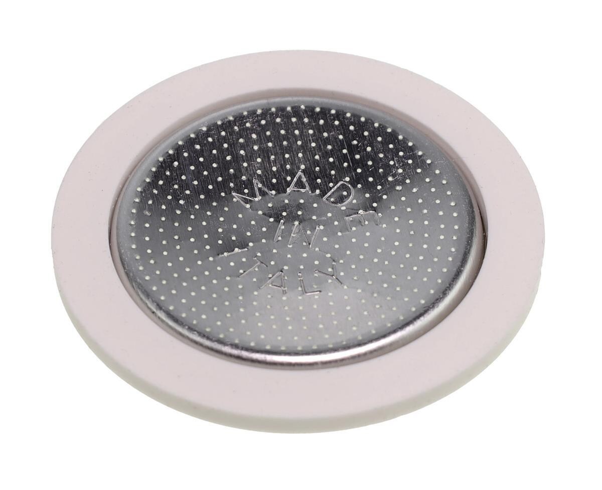 Bialetti 0800039 Filter + Dichtung für Orzo Express 3-4 Tassen Espressokocher Image