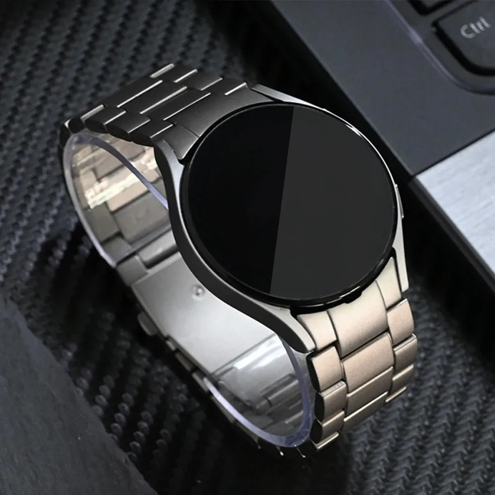 Keine Lücken Titan armband für Samsung Galaxy Uhr 6 5 4 40mm 44mm 6 klassische 43mm 47mm Herren Armband für Galaxy 5 Pro 45mm Armband Image
