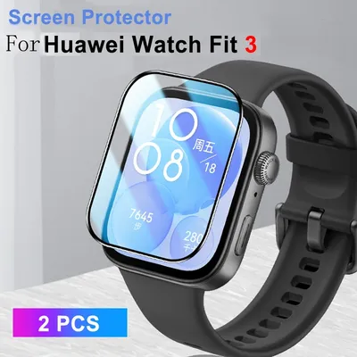 Weiches Glas für Huawei Watch Fit 3 Filmabdeckung Smartwatch gebogener 9D gehärteter Displayschutz Image