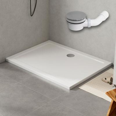 Witen&nock - smc Duschwanne 120x90 cm Dusche weiß in Hochglanz Duschtasse Brausewanne flach Image