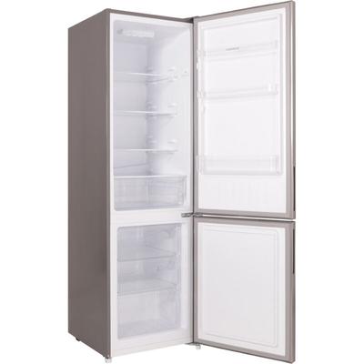 Kühlschrank Kühl Gefrierkombination Standgerät freistehend Inox Look Respekta Image
