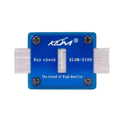 1 LOT TOOL BLUE Klom Key Check Blank Key Slot Checker Locksmith Tools KLOM-3100 Auto Tool
