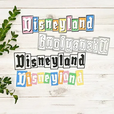 Disney Disneyland Metal Cutting Dies Mickey Diecuts for DIY Scrapbooking Decorative Embossing Paper