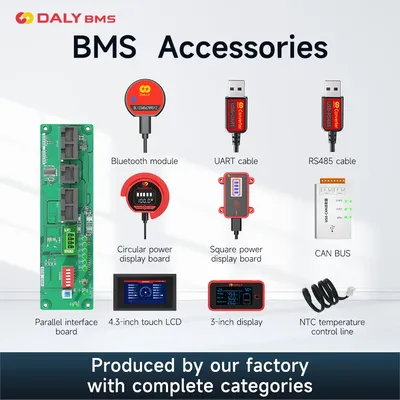 Daly Smart BMS Accessory WIFI Bluetooth USB To UART RS485 Cables Module NTC Battery SOC Capacity