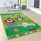 Paco Home Tappeto per bambini dolce circo animali verde 120x170 cm