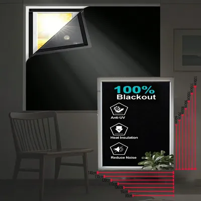Customized Blackout Blinds Travel Portable Blackout Window Shades Self-adhesive Waterproof Blackout Curtains for Bedroom Dorm