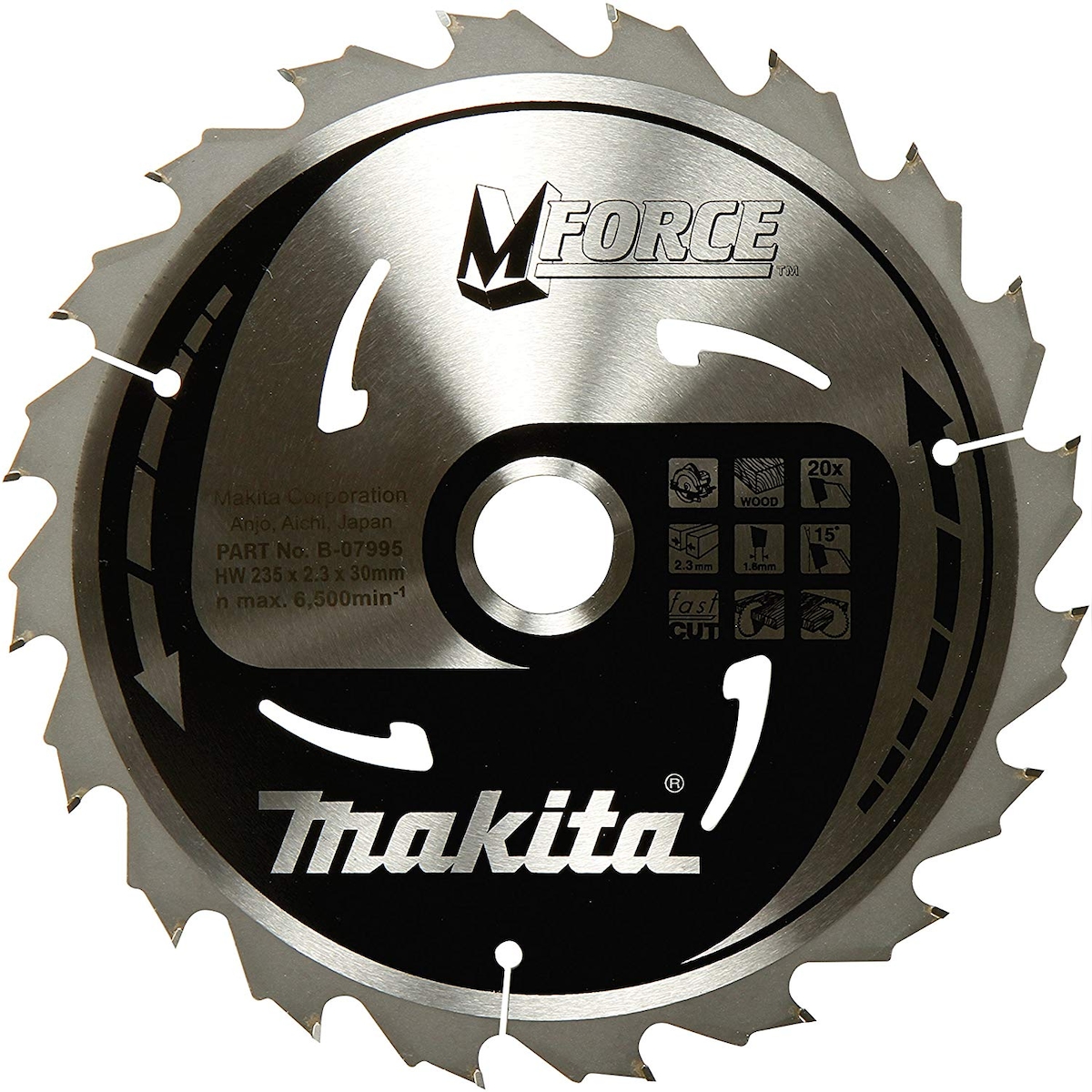 Makita B-31930 M-FORCE Sägeb. 165x20x16Z Image