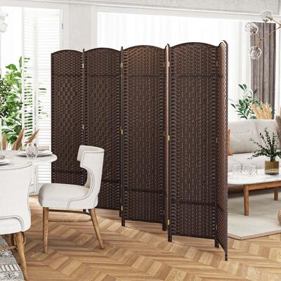 Costway 8-Panel Room Divider 6 FT Tall Folding Privacy Screen with - See Details