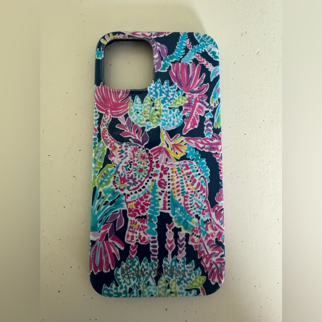Lilly Pulitzer Cell Phones & Accessories | Apple Iphone 12/12 Pro Phone Case In Lilly Pulitzer Print | Color: Blue/Pink | Size: Os