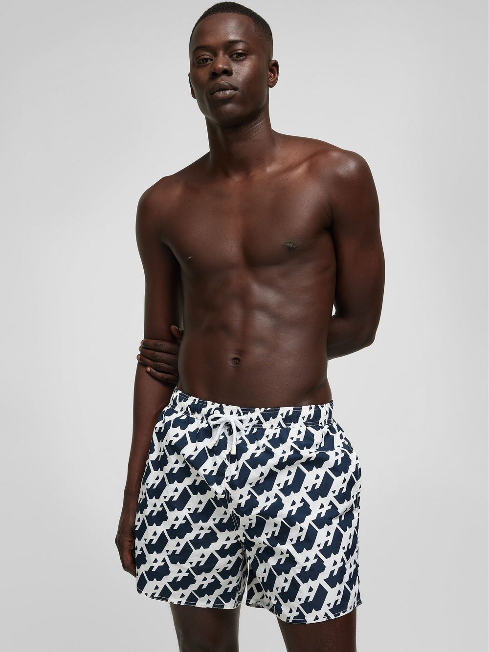 Daniel Hechter Bade-Shorts Herren weiß, XXL Image