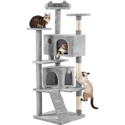 Kratzbaum Höhe 178 cm Stabiler Katzenbaum Katzenkratzbaum Katzenmöbel, Kletterbaum für Katzen, Image