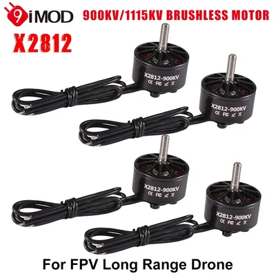9IMOD 4pcs X2812 900KV 1115KV Brushless Motor 2-6S 4mm Bearing Shaft for RC Multirotor Airplane FPV