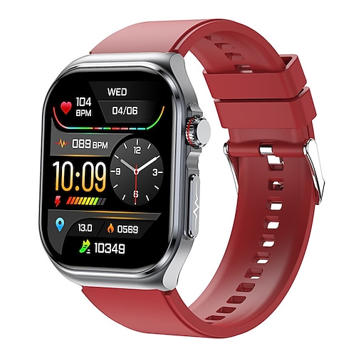 et 585 Smart Watch 2,04-Zoll-Bildschirm EKG-Überwachung Ein-Klick-intelligente Mikrountersuchung Bluetooth-Anruf Smartwatch Image