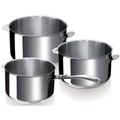 Beka - serie di 3 pentole inox 16/18/20 cm + 1 manico - 12326974