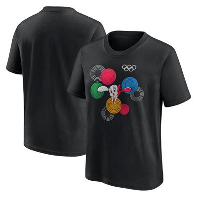 The Olympic Collection x Looney Tunes T-Shirt mit Grafik „Pommel Horse Circles“ – Schwarz – Junior Image