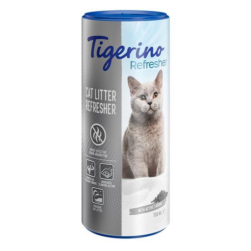 Sparpaket: 3x700ml Tigerino Refresher Naturton-Deodorant für Katzenstreu