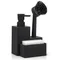 Modern Square Dish Soap Dispenser with Sponge Holder and Brush 3 in 1 Set for Kitchen Sink