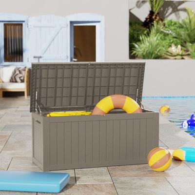 Outdoor Patio Storage Resin Lockable Deck Box