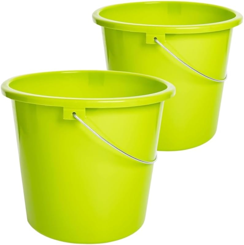 2er Set Putzeimer 5 Liter Wassereimer mit Messskala Image