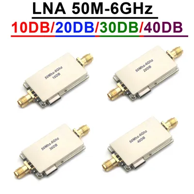 TYPE-C USB 50Mhz-6Ghz LNA High Flatness Amplifier 10DB 20DB 30DB 40DB RF Drive Signal Receiver