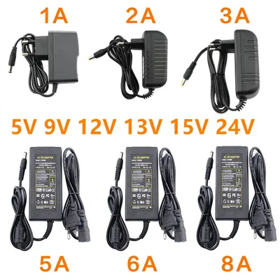 12V DC Power Supply 12V 5V 6V 8V 9V 10V 13V 14V 15V 24V 1A 2A 3A 5A 6A 8A Transformer AC 220V TO 12V