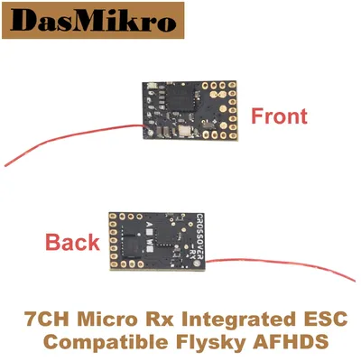 Das87 2.4GHz 7CH Micro Receiver Integrated 2 Seperated Bi-directional ESC (Car and Truck Type)