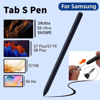 For Samsung S Pen for Samsung Galaxy Tablet S8 S7 FE S6 Lite S7+ S8+ S9 S9FE Tablet Pen Stylus