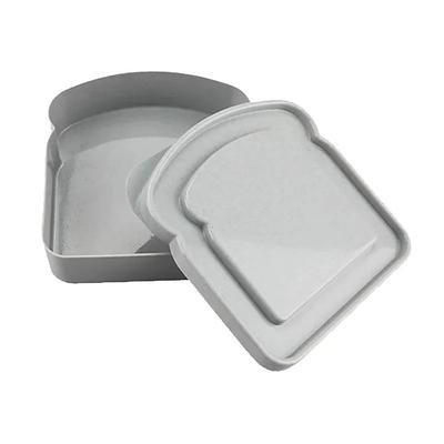 2pcs Sandwich Holder Lunchbox - Portable Sealable Containers for Loaf Bread and Sandwiches