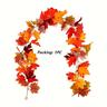 Fall Garland Maple Leaf, Hanging Vine Garland Artificial Autumn Foliage Garland Thanksgiving Decor for Home