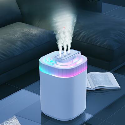 3-Head Mist Humidifier Aromatherapy Large Water Capacity Long-Lasting Moisture