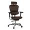 Bürostuhl / Chefsessel ERGOHUMAN GEN2 Leder dunkelbraun hjh OFFICE