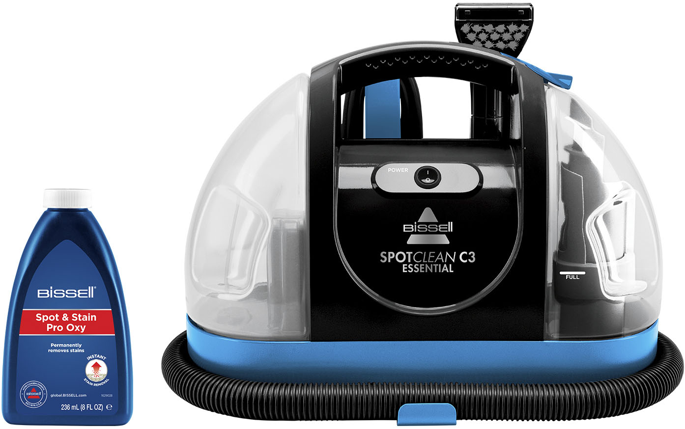 BISSELL Wasch-Sauger "SpotClean C3 Essential", schwarz (schwarz, bossanova blau), Mehrzwecksauger Image