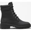 Winterstiefel TIMBERLAND "CORTINA VALLEY MID LACE UP WATERPROOF BOOT", Gr. 37, schwarz, Leder, sportlich, Schuhe, Winterschuhe, Winterboots, Schnürboots, Schnürstiefel, wasserdicht