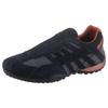 Slip-On Sneaker GEOX "UOMO SNAKE B", Herren, Gr. 40, blau (navy, rostbraun), Veloursleder, Lederimitat, kontrastfarbene Details, sportlich, Schuhe, Freizeitschuh, Halbschuh, Schnürschuh im Material-Mix