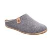 Pantoffel ROHDE "TIVOLI", Damen, Gr. 41, grau (hellgrau, meliert), Filz, klassisch, Schuhe, Hausschuh, Clog, Homeslipper mit herausnehmbarer Innensohle