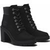 Schnürstiefelette TIMBERLAND "ALLINGTON HEIGHTSMID LACE UP BOOT", Gr. 36, schwarz, Leder, Synthetik, sportlich, Schuhe, Winterschuhe, Winterstiefel, Schnürboots, Winterboots