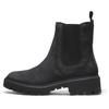 Chelseaboots TIMBERLAND "CORTINA VALLEY MID CHELSEA BOOT", Gr. 41, schwarz, Leder, sportlich, Schuhe, Stiefelette, Winterschuhe, Ankle Boots