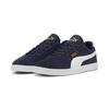 Sneaker PUMA "CLUB II", Gr. 45, blau (puma navy, puma weiß, puma gold), Leder, unifarben, sportlich, Schuhe