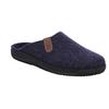 Pantoffel ROHDE "SOLTAU-H", Herren, Gr. 42, blau (ocean, meliert), Filz, klassisch, Schuhe, Hausschuh, Schlappen, Clog mit seitlichem Label