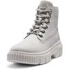 Schnürboots TIMBERLAND "GREYFIELD MID LACE UP BOOT", Gr. 40, grau (hellgrau), Leder, sportlich, Schuhe, Winterstiefel, Schnürstiefel, Winterschuhe