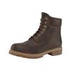 Schnürboots TIMBERLAND "Heritage 6" Premiu", Gr. 41, braun (dunkelbraun), Nubukleder, sportlich, Schuhe, Winterstiefel, Schnürstiefel, Winterschuhe, wasserdicht