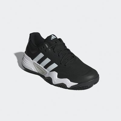 Tennisschuh ADIDAS PERFORMANCE "SOLEMATCH CONTROL 2 CLAY", Gr. 42,5, schwarz (core schwarz, zero metallic, cloud weiß), 