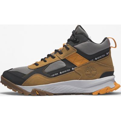 Sneaker TIMBERLAND "Lincoln Peak Mid Goretex", Gr. 40, gelb (wheat, schwarz), Synthetik, Leder, sportlich, Schuhe, wasse