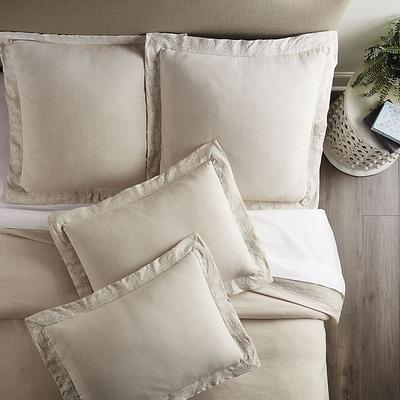 Eileen Embroidered Duvet Cover - Full/Queen - Ballard Designs