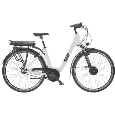 E-Bike TELEFUNKEN "Multitalent RC845" Gr. 47, weiß, E-Bikes, 47, 28 Zoll (71,12cm), Pedelec, Elektrofahrrad für Herren u. Damen, tiefer Einstieg