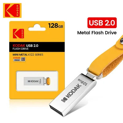 KODAK K122 Metall USB-Flash-Disk 64 GB 32 GB 128 GB Memory Stick Pen Drives USB2.0 Pendrive High Image