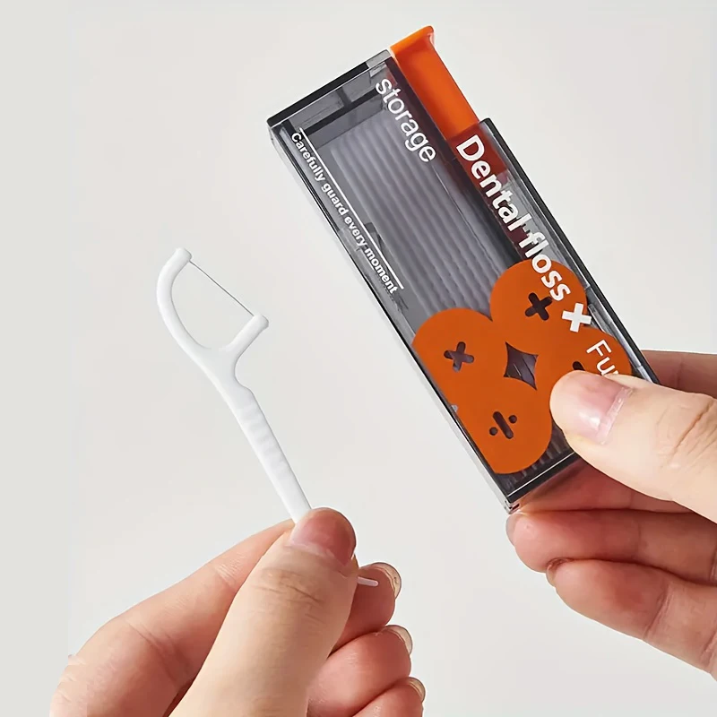 Zahnseide Aufbewahrung sbox automatisch nachfüllbare Mundhygiene Pflege Pick Zahnseide Spender enthält 10 Stück Zahnseide Zahnseide Mundpflege Image